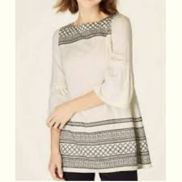 J.Jill embroidered tunic - Picture 3 of 9